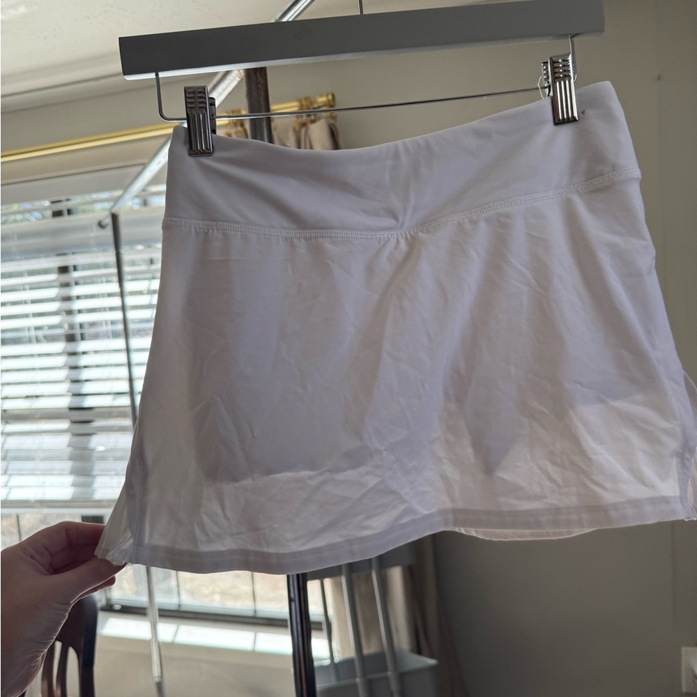 White Lululemon Tennis Skirt